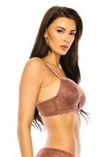 Load image into Gallery viewer, Coverage Lace Trim Bra