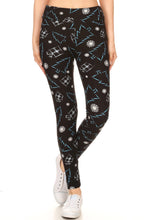 Load image into Gallery viewer, Yoga Style Banded Lined Tree Printed Knit Legging With High Waist