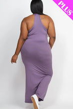 Load image into Gallery viewer, Plus Racer Back Maxi Dress