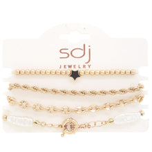 Load image into Gallery viewer, Sodajo Star Beaded Bracelet Set