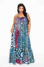 Load image into Gallery viewer, Printed Voluminous Maxi Dress