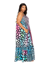 Load image into Gallery viewer, Printed Voluminous Maxi Dress