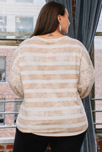 Load image into Gallery viewer, Stripe Printed French Terry Top
