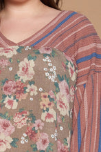 Load image into Gallery viewer, Floral Printed Knit Top