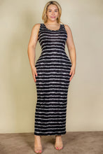 Load image into Gallery viewer, Plus Size Tie Dye Printed Tank Bodycon Maxi Dress