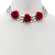 Load image into Gallery viewer, Sodajo Flower Metal Necklace