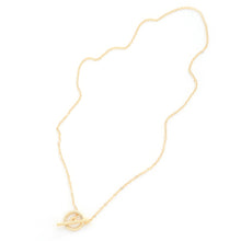 Load image into Gallery viewer, Sodajo Gold Dipped Brass Toggle Clasp Necklace