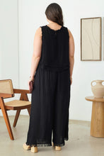 Load image into Gallery viewer, Plus Size Boho Sleeveless Frayed Hem Top