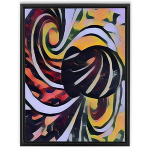 World of Swirls Custom Art Framed Canvas Wraps
