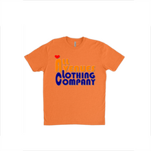 Load image into Gallery viewer, DAT ORANGE AND BLUE LOVE T-Shirts