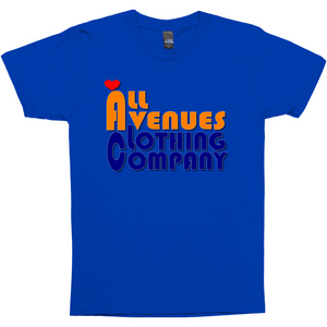 All Avenues Clothing Company Orange & Blue Love T-Shirts