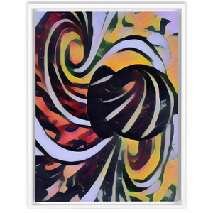 World of Swirls Custom Art Framed Canvas Wraps