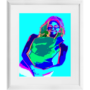 FIRST LADY.  Custom Art Framed Prints 16 × 20